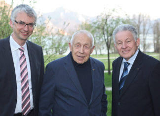 Michael Strugl, Heiner Geißler und Josef Pühringer bei ACADEMIA SUPERIOR