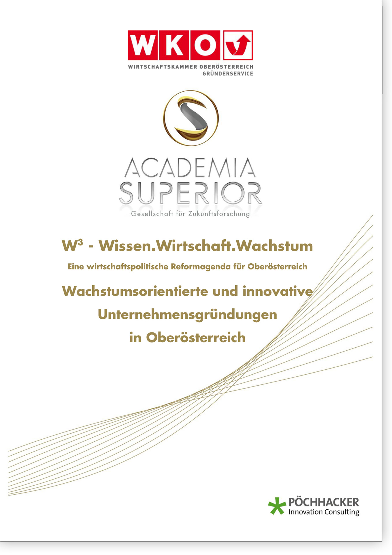 Cover W3 Wachstumsorientierte und innovative Unternehmensgründungen in Oberösterreich