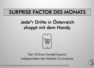 Jede*r Dritte in Österreich shoppt mit dem Handy. Der Online-Handel boomt, insbesondere der Mobile-Commerce.